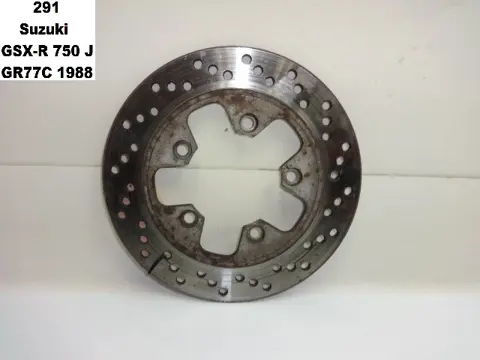 ACHTER REMSCHIJF Suzuki GSX R 750 1985 - 1989