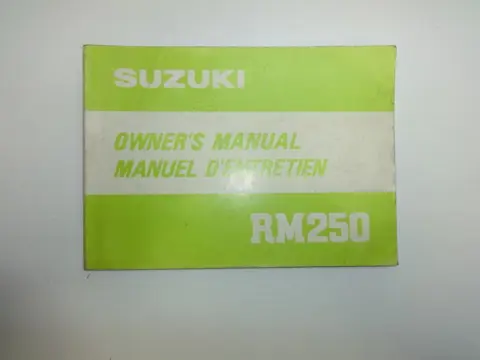 INSTRUCTIEBOEKJE Suzuki Overige Suzuki 1960 - 2021