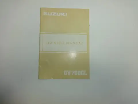 INSTRUCTIEBOEKJE Suzuki Overige Suzuki 1960 - 2021