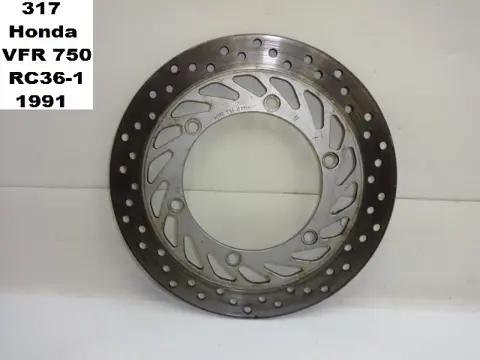 RECHTER REMSCHIJF VOOR Honda VFR 750 1990 - 1993