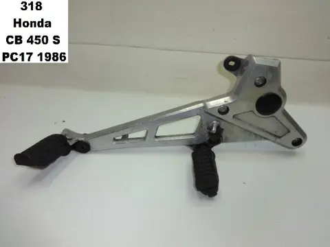 RECHTER SCHETSPLAAT Honda CB 450 1985 - 1986