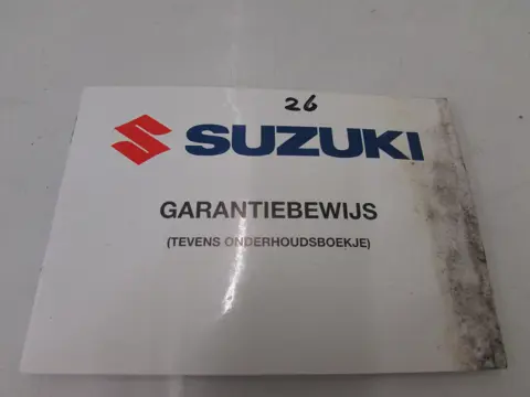 INSTRUCTIEBOEKJE Suzuki Overige Suzuki 1960 - 2021