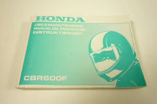 INSTRUCTIEBOEKJE Honda CBR 600 F 1999 - 2000