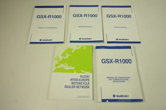 INSTRUCTIEBOEKJE Suzuki GSX R 1000 2003 - 2004