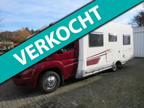 Fiat Elnagh T850 Semi integraal vastbed 2x Airco rood 2008