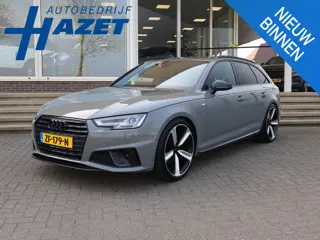 Audi A4 Avant 35 TFSI SPORT S LINE BLACK EDITION QUANTUMGRIJS + LEDER SPORTINTERIEUR | TREKHAAK | 20