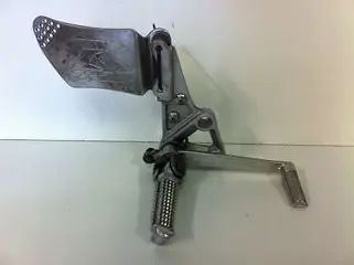 Main step holder right Suzuki GSX R 750 1996 - 2000