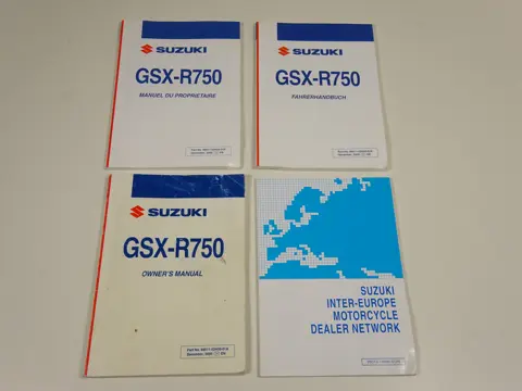 INSTRUCTIEBOEKJE Suzuki GSX R 750 2006 - 2007