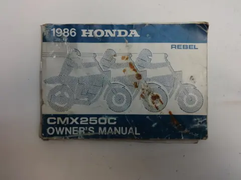 INSTRUCTIEBOEKJE Honda CMX 250 1982 - 1983