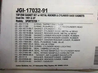 PAKKING Harley Davidson Sportster 2004 - 2021