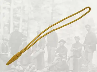 Sabel,Kwast,Goudkleurig,Officier,CSA,US,Civil,War,Eikel