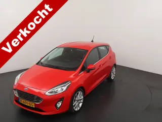 Ford Fiesta EcoBoost Hybrid 125 pk Titanium | Clima | Cruise | Parkeersensoren | Groot scherm | 17-i