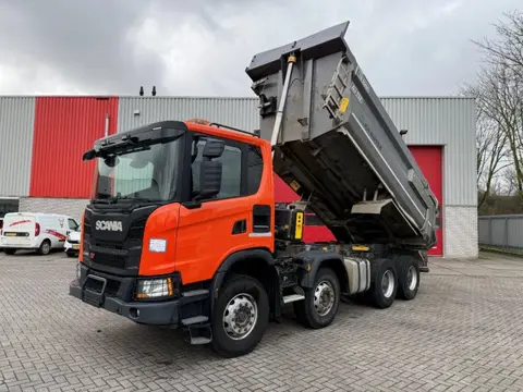 Scania NGS G450 XT / ENGINE RUNNING / RETARDER / 8X4 / 2XBIG AXLE / 166996 KM / KH-TIPPER / HYDRAULI