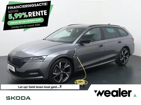 Skoda Octavia Combi 1.4 TSI iV PHEV Sportline Business | 204 PK | Automaat | 19" LM velgen | Head-up