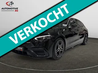 Mercedes-Benz C-klasse Estate 180 AMG Line Trekhaak Navi Leer Camera Nightpack Ambient Elekt. achter