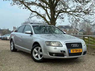 Audi A6 Limousine 2.7 TDI Pro Line Business | Schuif/kanteldak + Leder + Navi + Cruise Nu € 2.975,-!