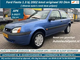 Ford Fiesta 1.3-8V Classic , APK 3-2027!! Nederlandse auto, origineel 93 Dkm, nap