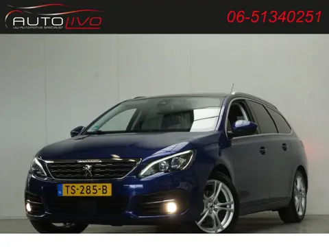 Peugeot 308 SW 1.2 PureTech Blue Lease Premium 130 PK! AUTOMAAT! LEER CAMERA PANO CLIMA PDC CRUISE T