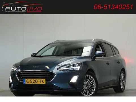 Ford FOCUS Wagon 1.5 EcoBlue Titanium Business AUTOMAAT! LED B & O NAVI STOEL + STUUR VERW APPLE