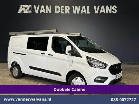 Ford Transit Custom 2.0 TDCI 131pk L2H1 Dubbele Cabine Euro6 Inrichting Airco | 5-zits | LED | Imper