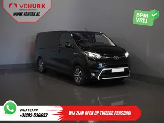 Toyota PROACE Electric Worker 75Kwh L3 345km WLTP Snellader/ 2xSchuifdeur/ Xenon/ Keyless/ Carplay/ 