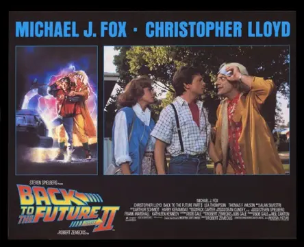 BACK TO THE FUTURE II lobbycard set.