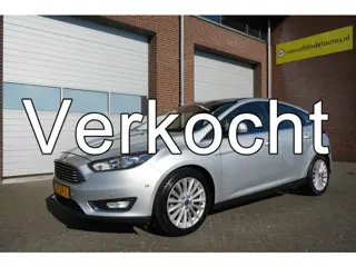 Ford Focus 1.0 TITANIUM LUXE ORIGINEEL NEDERLANDS NAVIGATIE ECC AIRCO CRUISECONTROL PARKEERSENSOREN 