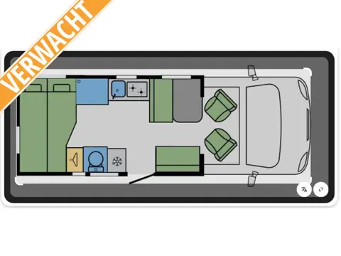 Hymer B 694 5 PERSOONS+MOTOR AIRCO