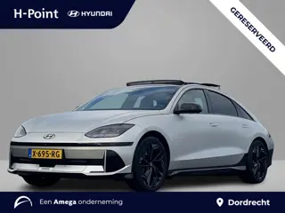 Hyundai IONIQ 6 First Edition AWD 77.4kWh 325pk | SCHUIF/KANTELDAK | 800V SNELLADEN | 20″ LICHTMETAL
