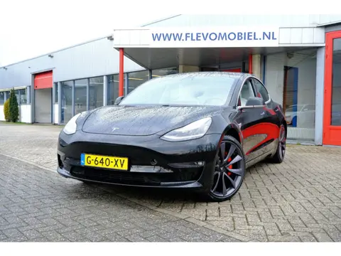 Tesla Model 3 75D Performance AWD 75 kWh 462pk Aut. Pano|1e Eig|Leder||AutoPilot|Cam|20"LMV