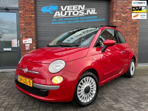 Fiat 500 1.2 Lounge Automaat Pano Cruise Clima NAP!