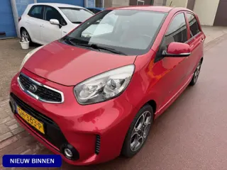 Kia Picanto 1.2 CVVT SportsLine 2015 NAP 90.852km Zeer luxe uitvoering met volledig KIA dealer onder