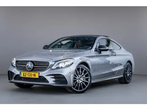 Mercedes-Benz C-klasse Coupé 300 AMG Premium+|Pano|Luchtvering|Burmester|Designo-interior|360°|Org.N