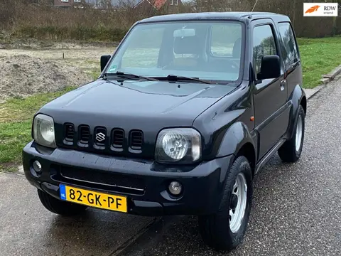 Suzuki Jimny 1.3 JX 2WD 3-Drs Stuurbekrachtiging Audio-CD/MP3 Leder 2 x airbag LMV 15" Colorpakket T