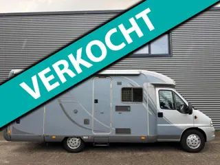 Hymer Eriba T 674 GT 142.751km LENGTE BEDDEN Airco Cruise ctrl Lithium accu's Zonnepaneel Camera