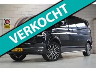 Volkswagen Transporter Zwart Leder, L2H1 30 DC BULLI 200PK, 1e eig, All-season, 2x schuifdeur, trekh