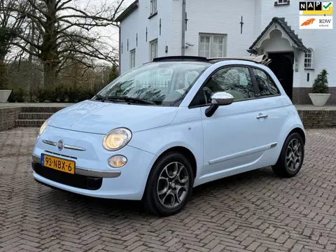 Fiat 500 C 1.2 cabrio automaat, Airco, PDC, 15 inch LM, Chroom pakket