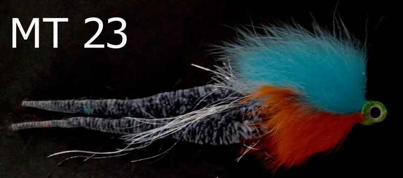 Dubbele Magnum Variegated Two Tone Dragon Tail snoekstreamers