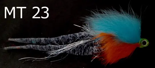 Dubbele Magnum Variegated Two Tone Dragon Tail snoekstreamers