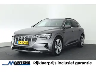 Audi e-tron 55 quattro 95 kWh 408pk SOH 95% Trekhaak 360Camera ACC Keyless Stoelverwarming Memory Na