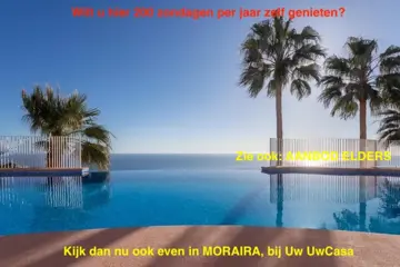 Uw eigen Appartement met super zeezichten in MORAIRA en veel meer