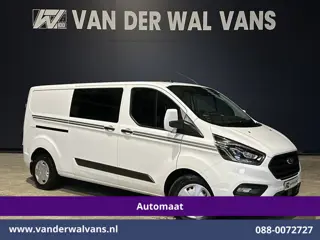 Ford Transit Custom 2.0 TDCI 131pk Automaat L2H1 Dubbele Cabine Euro6 Airco | 5-Zits | Camera | Navi