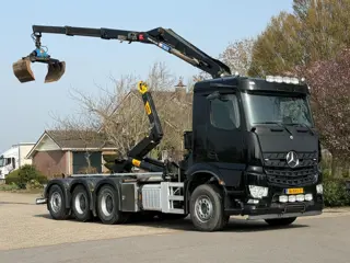 Mercedes-Benz Arocs 3745 8x4 TRIPLE HMF Z KRAAN/HAAK!! ZERO EMISSIE TOT 2030!! DK1163