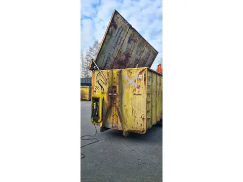 Container 34 M3 met hydraulisch deksel