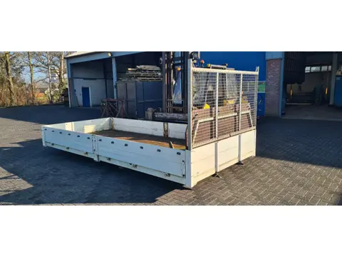 Open laadbak 5 meter met aluminium schotten