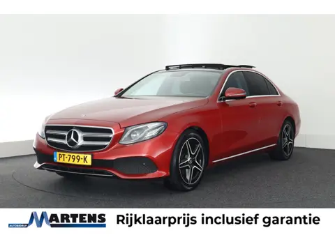 Mercedes-Benz E-klasse 220 d 194pk Premium Plus Trekhaak Leder 360Camera Burmester Memory Panoramada