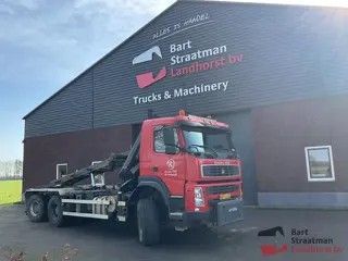 Terberg FM1350 WDGL 6x6 met Hiab 144D-2 PRO B kraan en HTS 3085 VERL kabel container systeem. BS1921