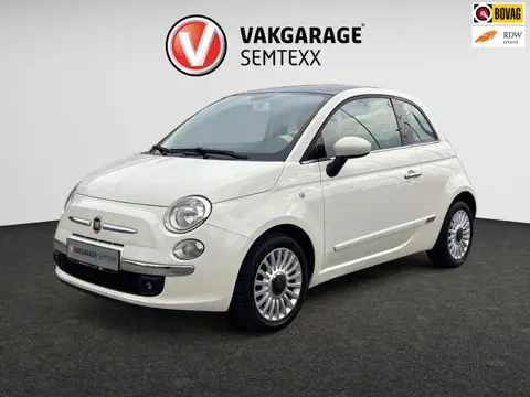 Fiat 500 1.2 Lounge | All Season | Airco | Boordcomputer | Panorama Dak | Speigels Elektrisch Verste