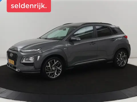 Hyundai Kona 1.6 GDI HEV Premium Sky | Schuifdak | Leder | Stoelventilatie | Adaptive cruise | Trekh