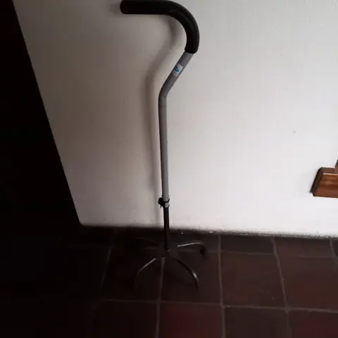 vierpoot wandelstok, aluminium - groot onderstel